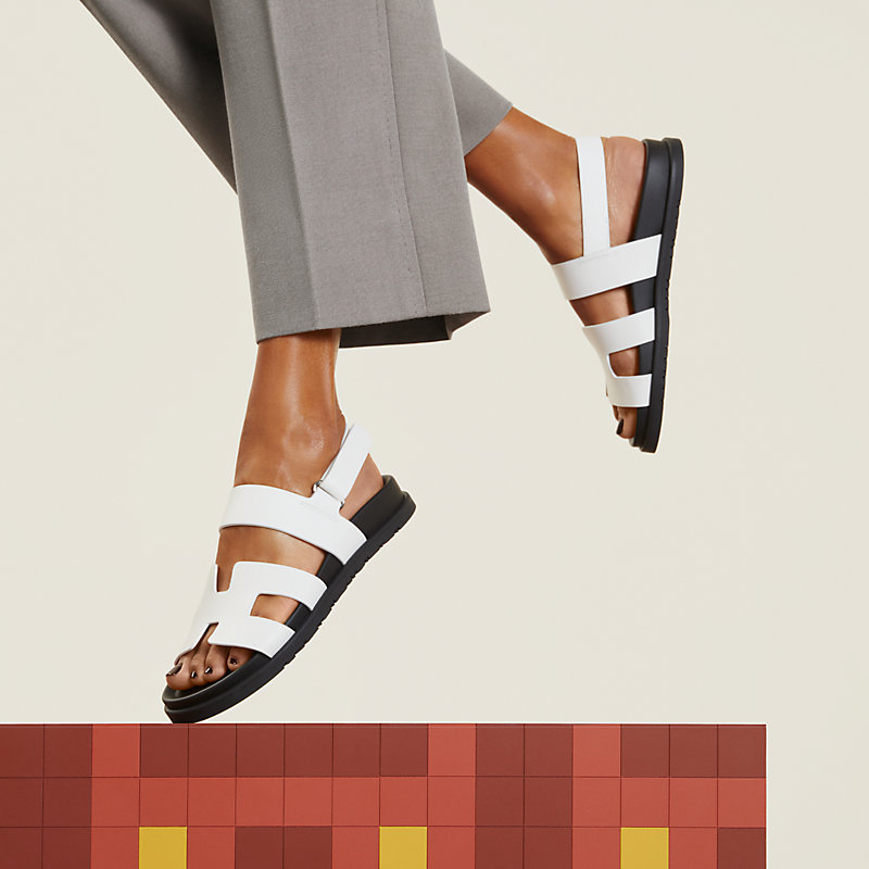 Genius sandal - White | Hermès USA